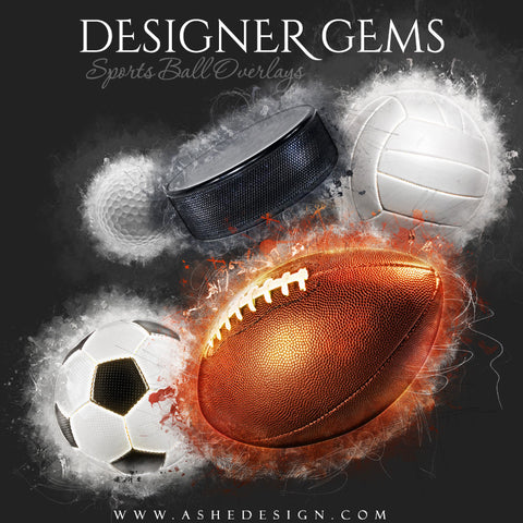 Designer Gems - Grunge Balls Overlays Set 2