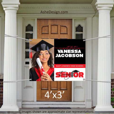 4x3 Graduation Banner - 2020 Senior Strong Wide