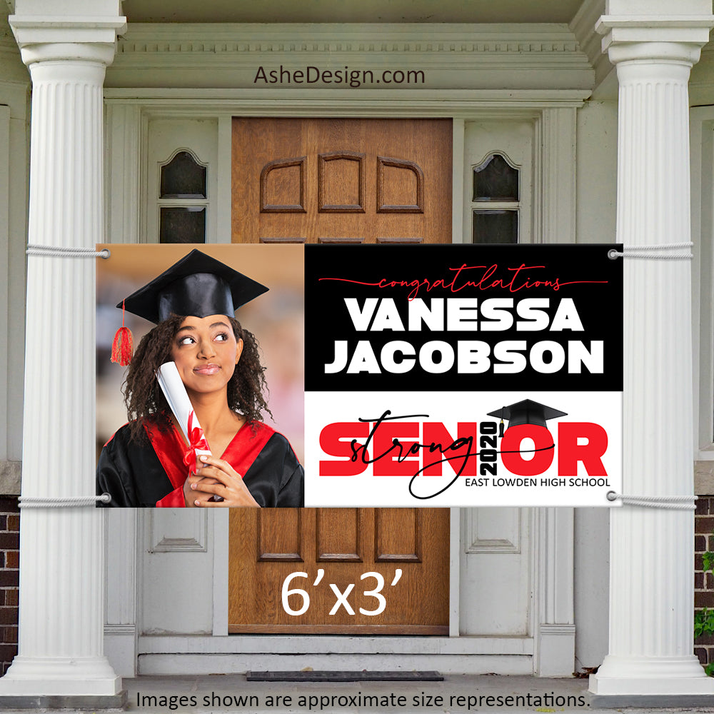 6x3 Graduation Banner - 2020 Senior Strong Wide