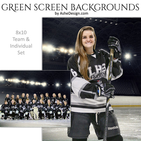 Green Screen Backgrounds - Stadium Hockey