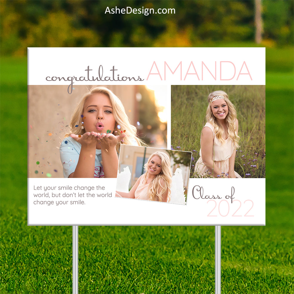 Lawn Sign 18x24 - Your Smile