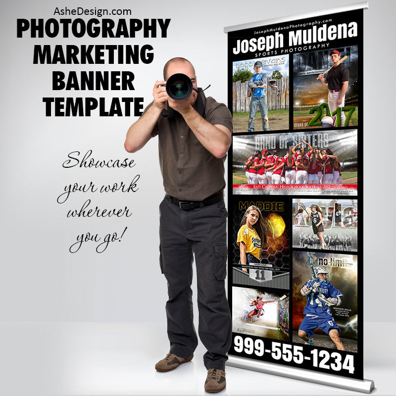 Photography Marketing Banner - Simply Stated 33"x85"