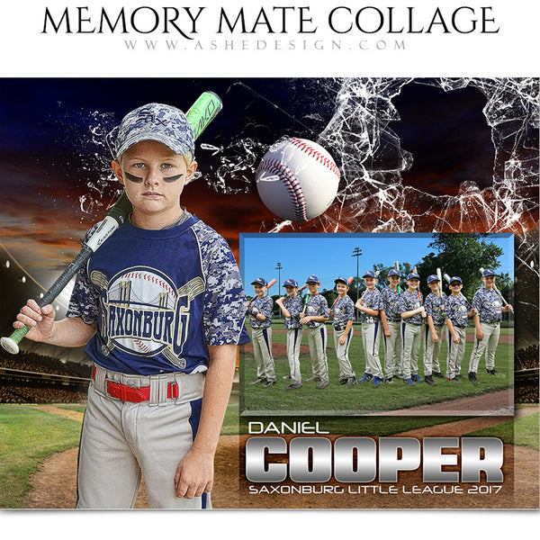 Sports Memory Mates - Smashing Through Baseball