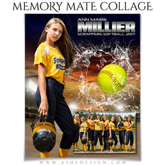 Sports Memory Mates - Smashing Through Softball
