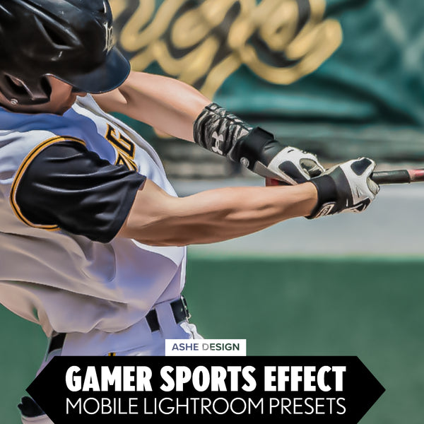 Mobile Lightroom Presets for Cell Phone Editing - Gamer Sports Effect