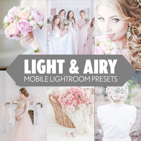 Mobile Lightroom Presets for Cell Phone Editing - Light & Airy