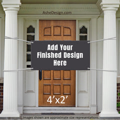 Mockup - Front Door Banner - Horizontal 4x2