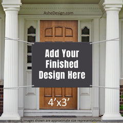 Mockup - Front Door Banner - Horizontal 4x3