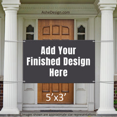 Mockup - Front Door Banner - Horizontal 5x3