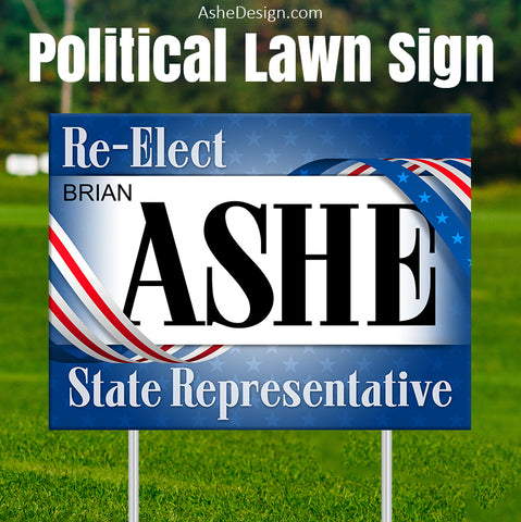 Political Lawn Sign 18x24 - Experience Matters
