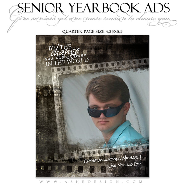 Yearbook Ad Designs - Film Strip 2018
