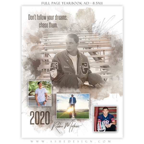 Ashe Design | Yearbook Ad | Seniors | Full Page
