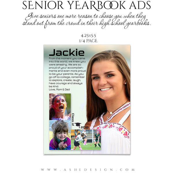 Ashe Design Senior Yearbook Ads