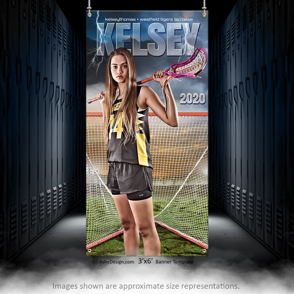 3x6 Amped Sports Banner - Breaking Ground Lacrosse