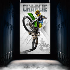 3'x5' Multi Sport Banner - Crossing The Line Sports Template For Photoshop