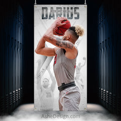 3'x6' Multi Sport Banner - Crossing The Line Sports Template For Photoshop