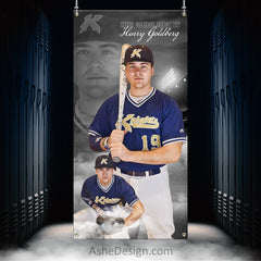 3x6 Amped Sports Banner - Dream Weaver Baseball Template For Photoshop