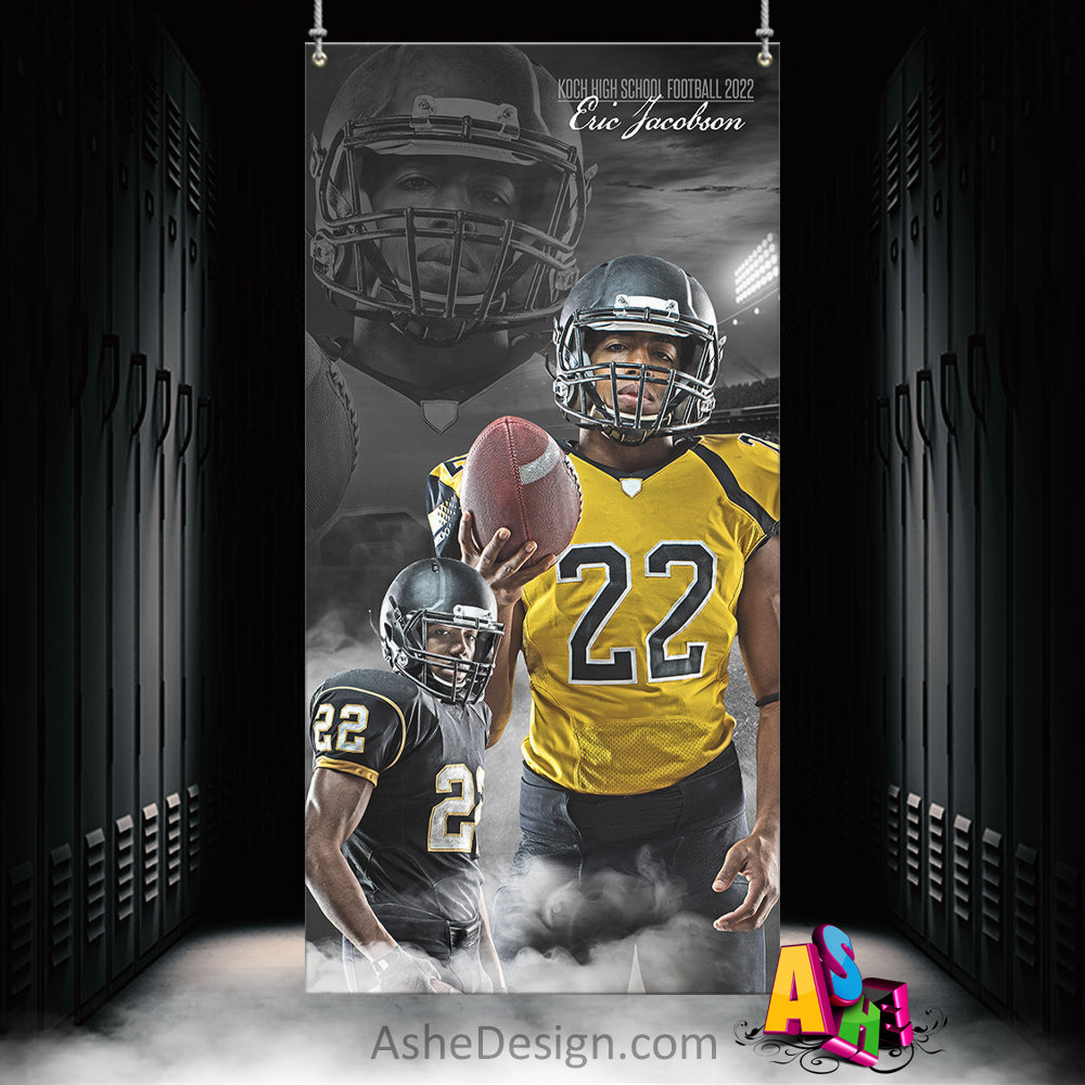 3x6 Amped Sports Banner - Dream Weaver Football