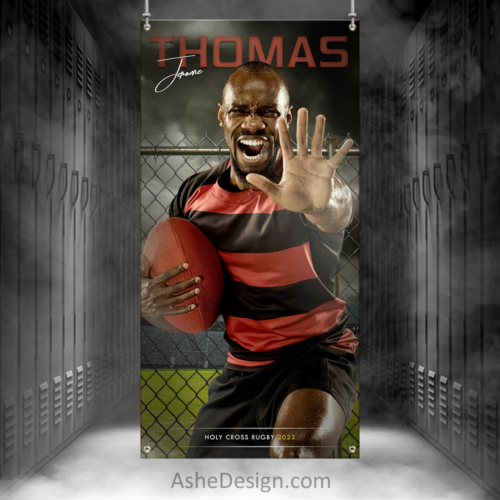 3x6 Amped Sports Banner - Fenced In Rugby