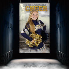 3'x5' Multi Sport Banner - In The Stands Sports Template For Photoshop