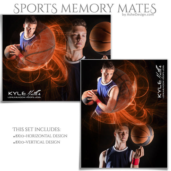 Sports Memory Mates 8x10 - Mystic Explosion Basketball