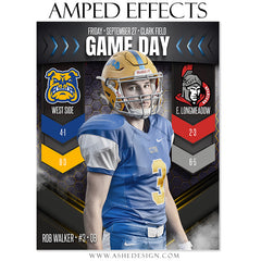 Amped Effects - Game Day Banners Multi-Sport Poster Template For Photoshop
