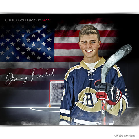 Hockey, Photoshop Template, Digital Background, Hockey Template, hockey poster, senior banner, Sports Poster, Custom Banner, Hockey Backdrop, Hockey Banner, photoshop services, hockey mom