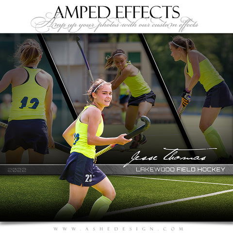 Amped Effects - Faded Triptych - Field Hockey
