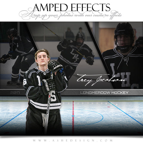 Amped Effects - Faded Triptych - Hockey