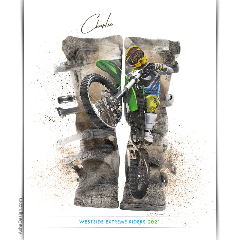 Amped Effects - Double Exposure - Motocross Boots