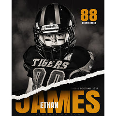 Amped Effects - Torn Paper Multi-Sport Poster Template For Photoshop