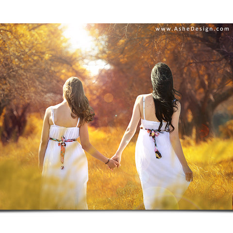 Ashe Design 16x20 Digital Backdrop Set - Autumn Meadow After