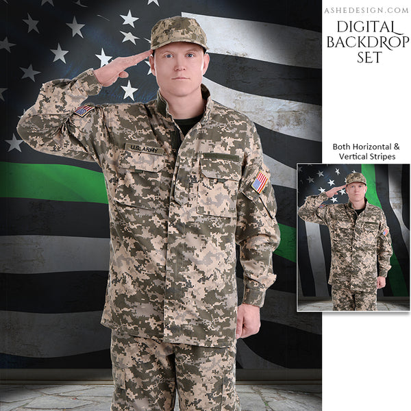 Ashe Design | Digital Backdrops | 16x20 | Military Flag Stone – AsheDesign