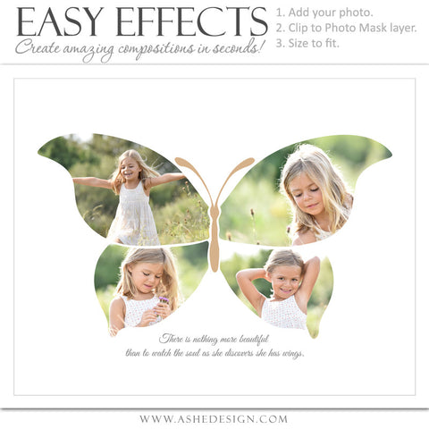 Easy Effects - Butterfly Collage
