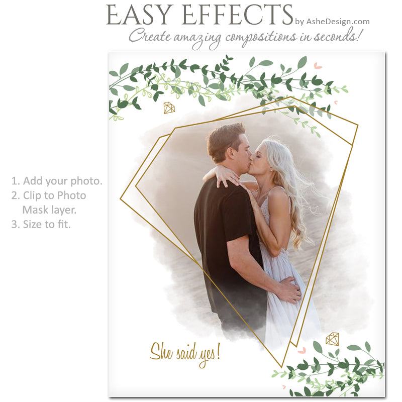 Ashe Design Easy Effects - Diamond Engagement