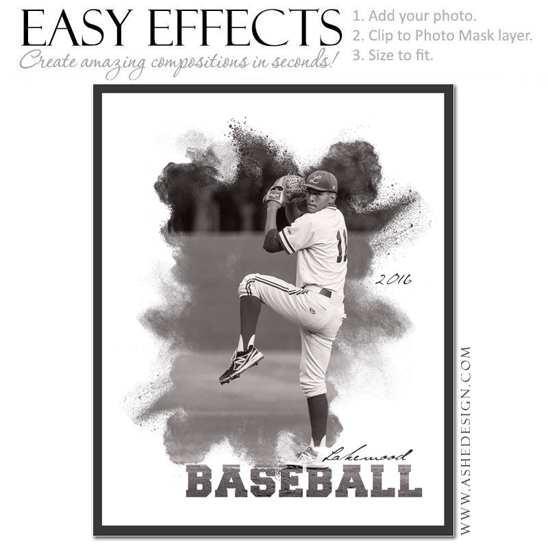Easy Effects - Powder Explosion Baseball