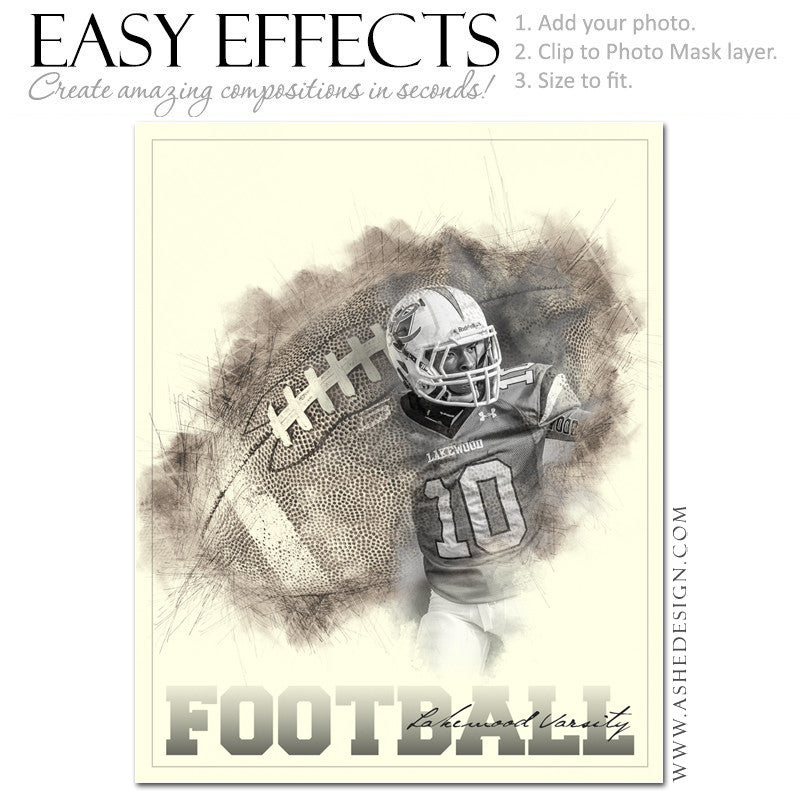 Easy Effects - Artistic Sketch Football