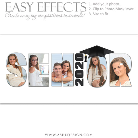 Ashe Design 10x20 Easy Effects - Senior Year