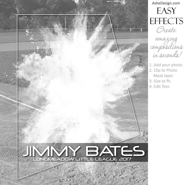 Easy Effects - Powder Burst Baseball