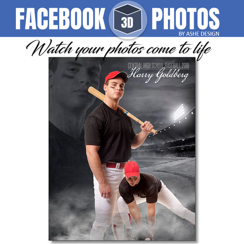 Ashe Design - Facebook 3D Photos Baseball