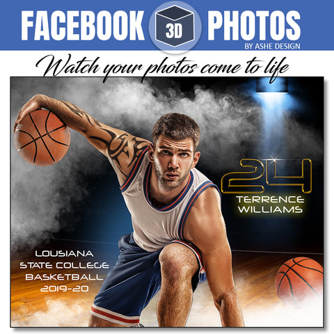 Facebook 3D Photo - Full Steam Basketball