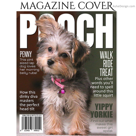 Dog Magazine Cover 8x10 - Pooch