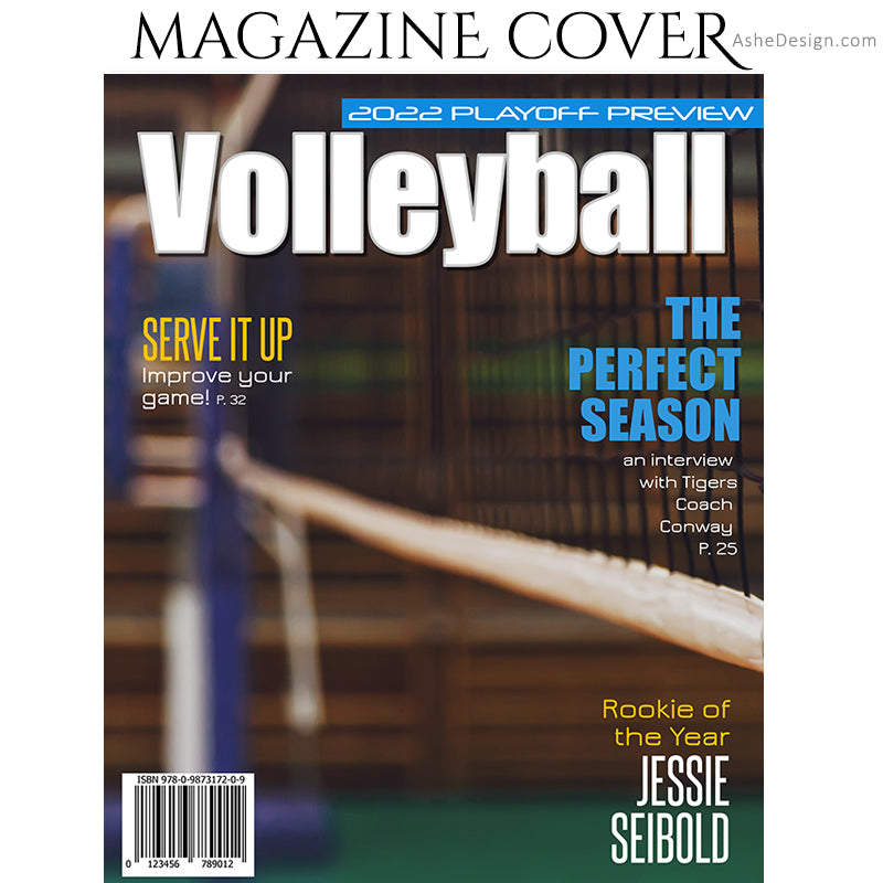 Sports Magazine Cover 8x10