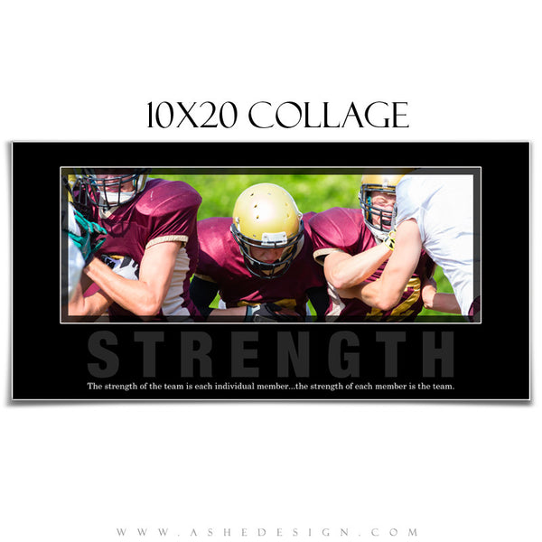 Motivational Collage Set (8x10,10x20,11x14) - Strength