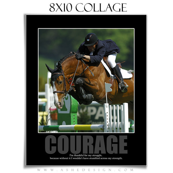 Motivational Collage Set (8x10,10x20,11x14) - Courage