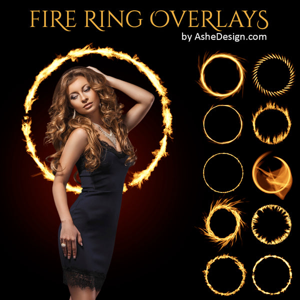 PNG Overlays - Fire Rings