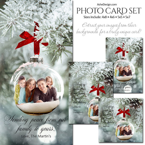 Ashe Design  Christmas Magic - 5x7 Flat Holiday Card – AsheDesign