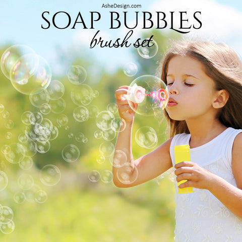 Ashe Design Soap Bubble Photoshop Brushes