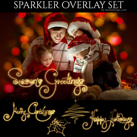 Designer Gems - Sparkler Overlays - Christmas Shimmer