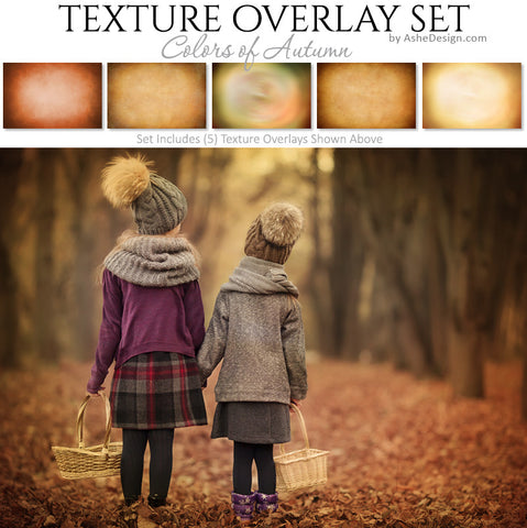 Texture Overlay Set - Colors of Autumn